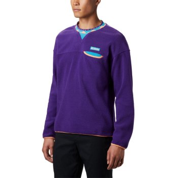 Columbia Wapitoo Fleece, Pullover Morados Para Hombre | 853974-JVX